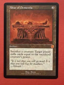 Mtg BRO Retro Frame — Altar of Dementia —NM - Image 1