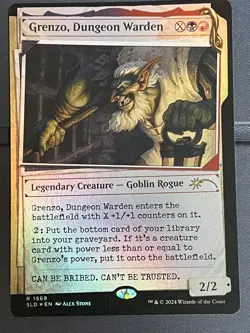 Mtg Secret Lair — Grenzo, Dungeon Warden — Foil —NM - Image 1