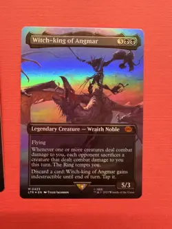 Mtg LTR—Lord Of The Rings— Witch-King of Angmar — Foil —NM - Image 1
