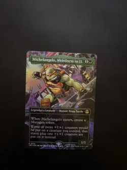 Michelangelo, Weirdness to 11 (Borderless) Teenage Mutant Ninja Turtles Foil - Image 1