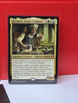 Brenard, Ginger Sculptor Commander: Wilds of Eldraine Regular M 0027 - Image 1