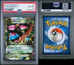 M Venusaur EX 2/108 XY PSA 10 2016 Pokemon Evolutions - Image 3
