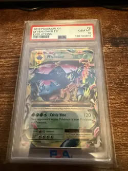 M Venusaur EX 2/108 XY PSA 10 2016 Pokemon Evolutions - Image 4