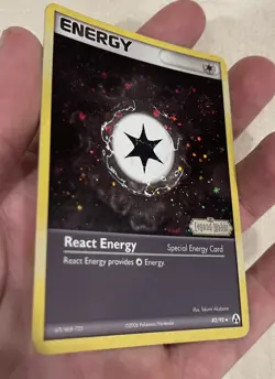 React Energy 82/92 EX Legend Maker Stamped Reverse Holo Pokemon TCG 2006 LP - Image 3