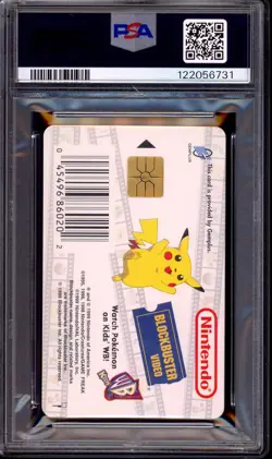 1999 Pokemon Snap Smart Card Blockbuster Video Charmander PSA 10 GEM MINT - Image 2