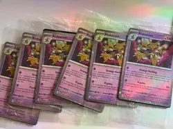 Pokemon TCG Promo – Alakazam 082/167 Cosmos Holo – Sealed Knockout Lot of 6 - Image 1