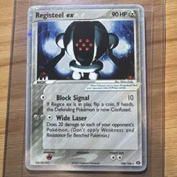 Pokemon TCG - Registeel EX - Emerald - LP+ - 100/106 - Offers On - Image 1