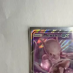 ULTRA RARE Mewtwo GX (Detective Pikachu Promo) SM196 Pokemon Black Star - NM - Image 2