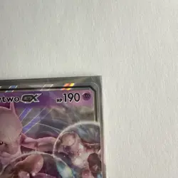 ULTRA RARE Mewtwo GX (Detective Pikachu Promo) SM196 Pokemon Black Star - NM - Image 3