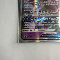 ULTRA RARE Mewtwo GX (Detective Pikachu Promo) SM196 Pokemon Black Star - NM - Image 5