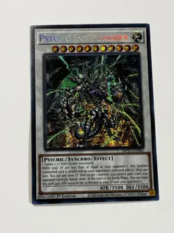PSYCHIC END PUNISHER SECRET RARE DIFO-EN043 1ST EDITION YUGIOH - Image 1