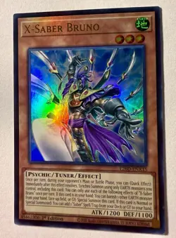 x1 X-Saber Bruno - L26D-ENX15 - Ultra Rare - 1st Edition Yu-Gi-Oh! M/NM - Image 1