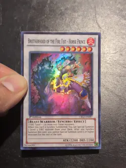 Yu-Gi-Oh! SUPER BROTHERHOOD OF THE FIRE FIST HORSE PRINCE CBLZ-EN097 1ST NM/VLP - Image 4