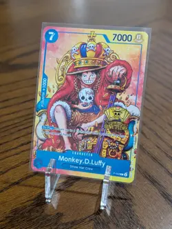 Monkey D Luffy P-043 - 2nd Anniversary Stamp Promo - One Piece Card Eng - Image 1