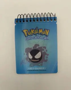 Pokemon Card Nintendo Lenticular Evolving Card Gengar Haunter Gastly Notebook - Image 1