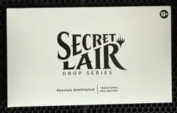 2023 MTG Secret Lair Drop Series Absolute Annihilation Traditional Foil Sealed - Image 1