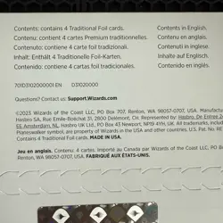 2023 MTG Secret Lair Drop Series Absolute Annihilation Traditional Foil Sealed - Image 3