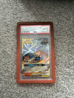 Reshiram & Charizard GX 20/214 Pokemon Unbroken Bonds Sun & Moon PSA 10 GEM MT - Image 1