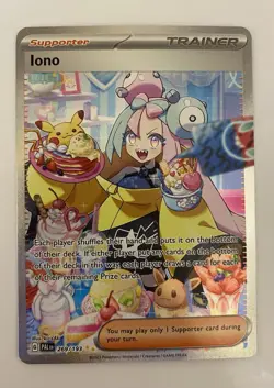 Pokemon Iono 269/193 Sv02 Paldea Evolved Special Illustration Rare Full Art Holo - Image 1