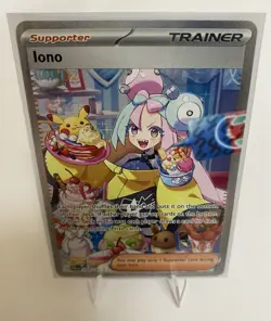 Pokemon Iono 269/193 Sv02 Paldea Evolved Special Illustration Rare Full Art Holo - Image 3