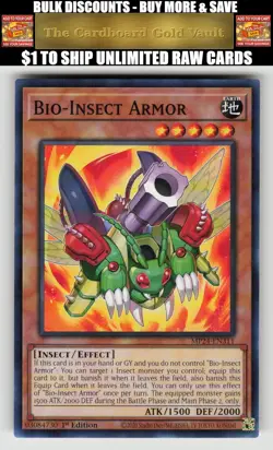 Yugioh 25th Anniversary Tin: Dueling Mirrors #MP24-EN311 Bio-Insect Armor - Image 1