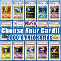 PSA 9 NEO Genesis Discovery Revelations Destiny Pokemon Japan CHOOSE YOUR CARD - Image 1