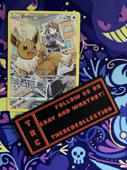 Pokemon Card TCG - Eevee - TG11/TG30 - Brilliant Stars - Illustration Holo - Image 1