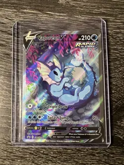 Pokemon TCG Vaporeon Promo SWSH181 Holo Card - Image 1