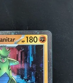 Pokemon Centre Team Rocket's Tyranitar Card 096/182 Stamped - Image 3