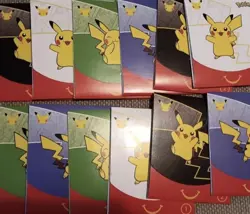 1x SEALED 2021 Pack W Extras 25th Anniversary Pokemon Cards McDonalds Exclusive - Image 1