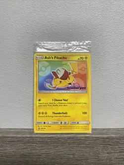 Ash’s Pikachu SM108 TGC Pokemon: The Movie “I Choose You” Promo Card (Sealed) - Image 1