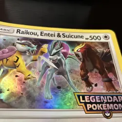 Jumbo Raikou, Entei & Suicune LP-MP 2018 Pokemon Promo Card Legends of Johto Box - Image 2