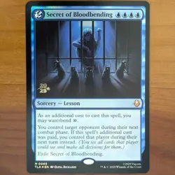 Secret of Bloodbending - Prerelease Foil Promo - Avatar TLA MTG - Image 1