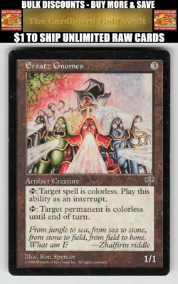 Magic_the_gathering Mirage # Ersatz Gnomes - Image 1