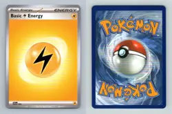 Lightning Energy #4 Scarlet & Violet 151 Pokemon 2023 TCG Card - Image 1