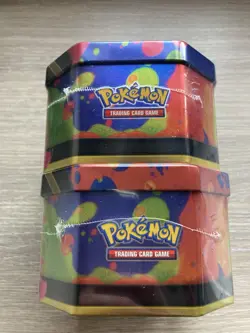 Pokemon TCG Mega Charizard Ex Tin Assortment New & Sealed X & Y Cards 2No. Tins - Image 4