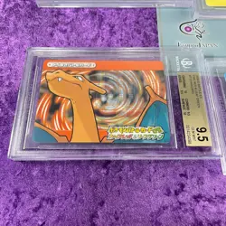 Lot 4 BGS 9.5 2004 Set of Charizard Pikachu etc Pokemon Battle E Series Firered - Image 2