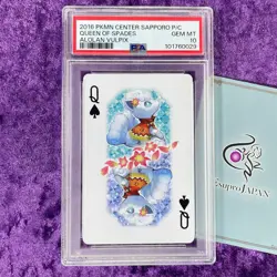Lot 3 PSA 10 2016 Pokemon Center Sapporo Limited Playing Card J Q K Set Japanese - Image 4