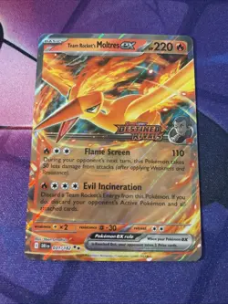 Team Rocket's Moltres ex - (Destined Rivals Stamp) 031/182 (NM) - Pokemon TCG - Image 1