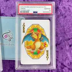 PSA 10 2015 Charizard Magikarp Pokemon Center Nagoya Playing Cards Japan Joker - Image 2