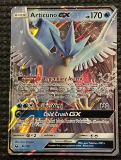 MINT! Articuno GX (31/168) Celestial Storm Full Art Ultra Rare Pokemon Card! - Image 1