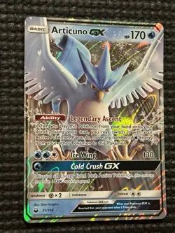 MINT! Articuno GX (31/168) Celestial Storm Full Art Ultra Rare Pokemon Card! - Image 3