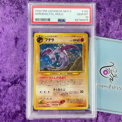 PSA 10 2000 Aerodactyl Holo #142 Pokemon Japanese NEO 3 Vintage Gem Mint TCG - Image 1