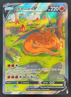 2022 Pokemon Sword & Shield Black Star Promos #SWSH260 Charizard V - Image 1