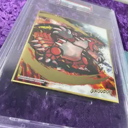 PSA 10 Pokemon Shikishi Art 3 Board Groudon Japanese Bandai Houou Made in Japan - Image 5