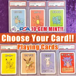 PSA 10 💎 Old Maid Pokemon Center Playing Card Babanuki Game Japanese Graded GEM - Image 1