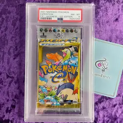 PSA 8 2001 Pokemon Japanese Expedition Foil Booster Pack 1st Edition NM Sealed - Image 1