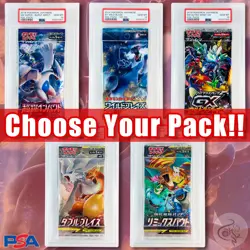 PSA 10 Pokemon Japanese Foil Booster Pack Gem Mint Sealed - CHOOSE YOUR PACK - Image 1