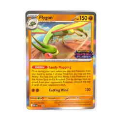 Pokemon ME: Mega Evolution Promo Flygon (Prerelease) [Staff] (P) #016 (Hol NM - Image 1