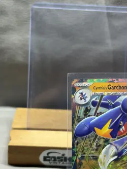 Pokemon TCG Cynthia's Garchomp ex DRI 104/182 Full Art Holo EX Double Rare - Image 2